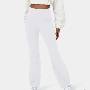 Halara high waisted back pockets slight flare leggings
